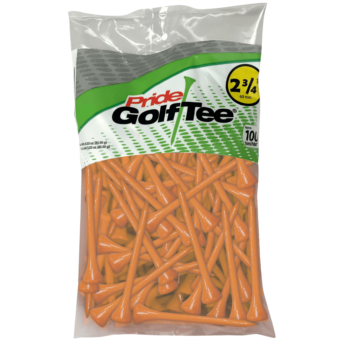 Pride Deluxe Tees - 2 3/4" - 100 Pack