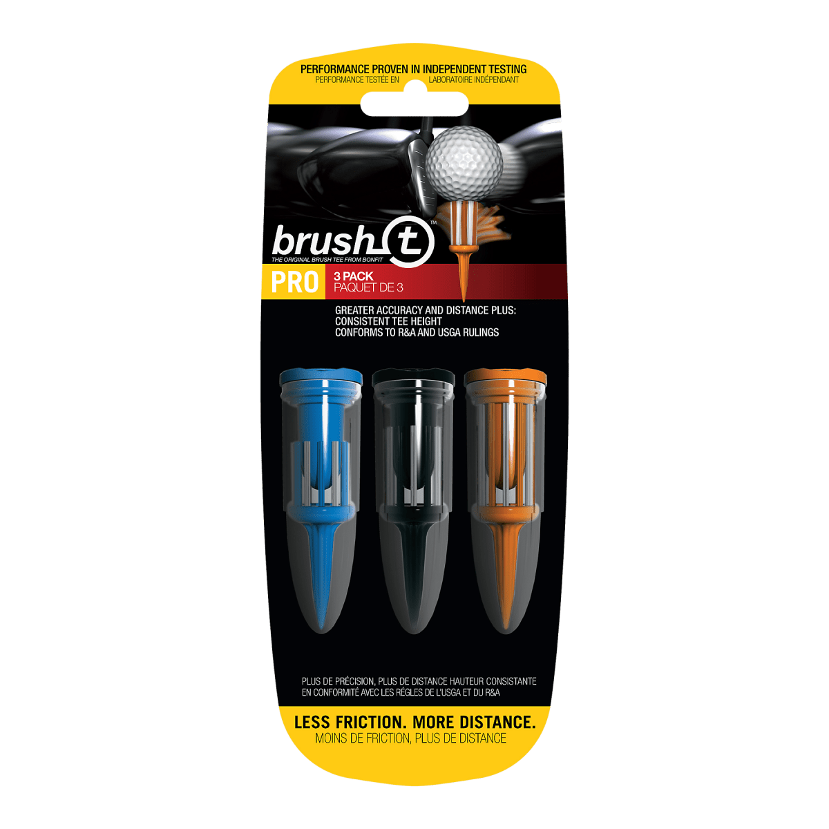 brush-t Combo Pack Tees - Wood, Driver, Oversize