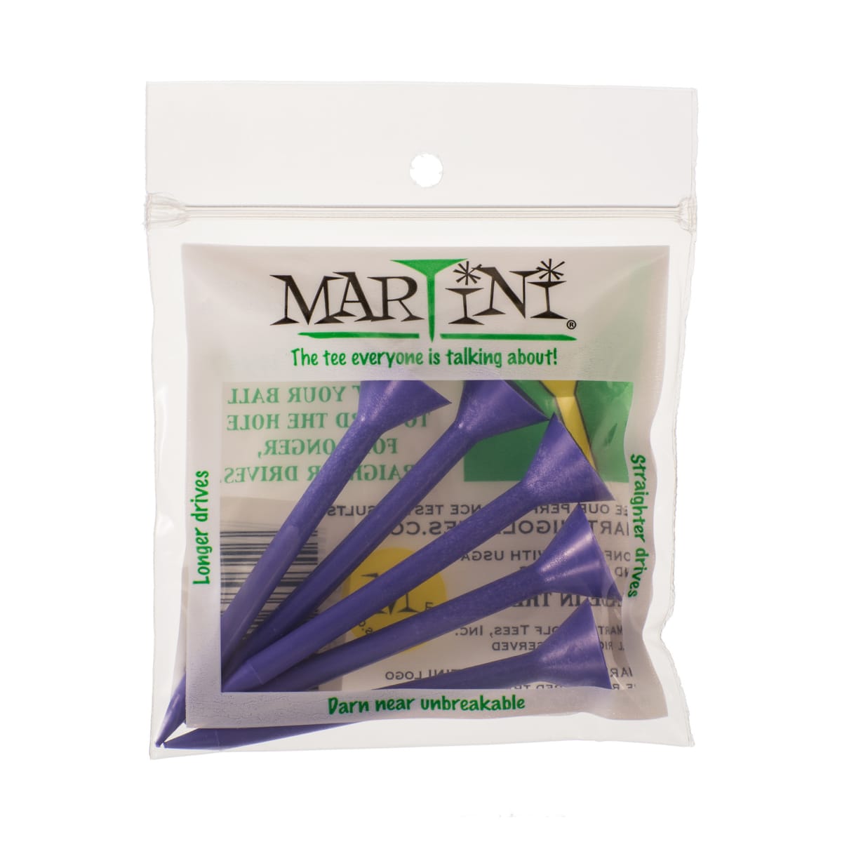 Martini Tee - 3 1/4" - 5 Pack
