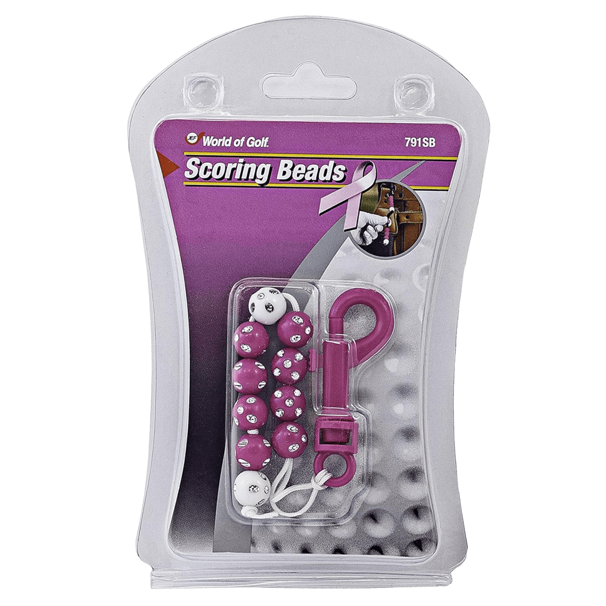 Jef World of Golf Scoring Beads - Pink