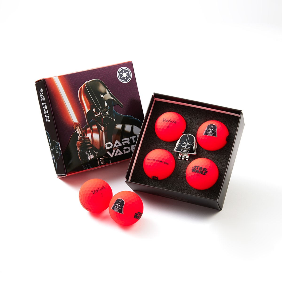 Volvik Vivid Soft Star Wars - 4 Balls with Ball Marker