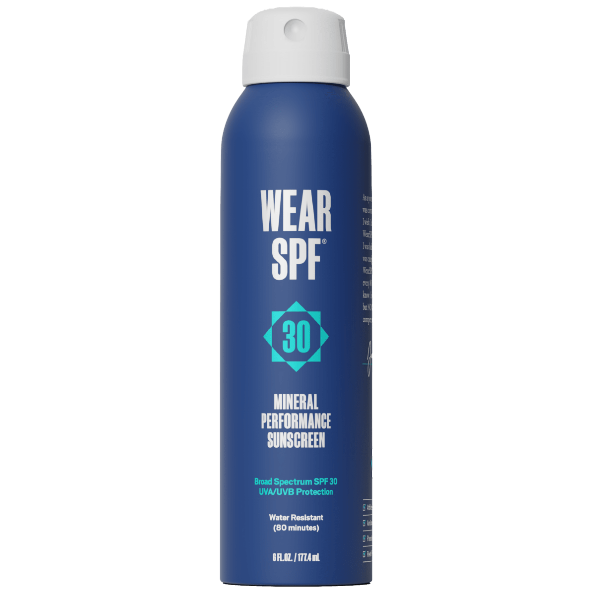 Wear SPF Continuous Spray Mineral Sunscreen - SPF 30 - 6oz - 10 Count
